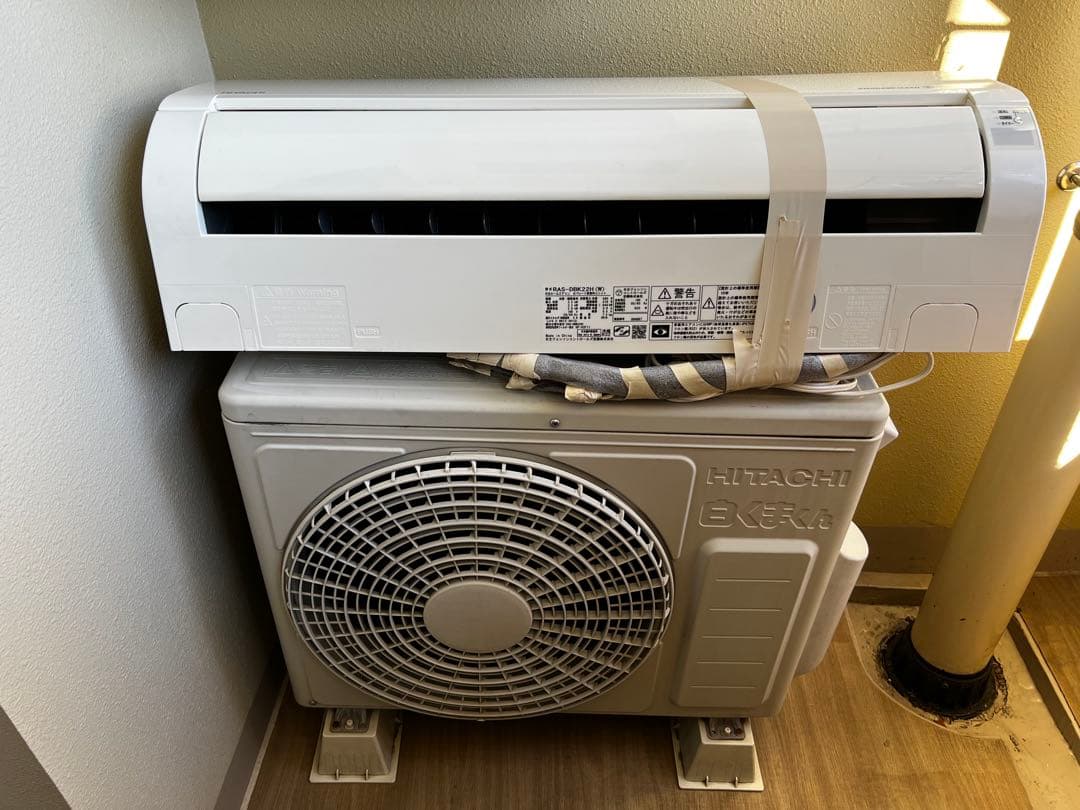 ※送料込み 条件付き0円 2018年製 HITACHI エアコンセット(6畳用)