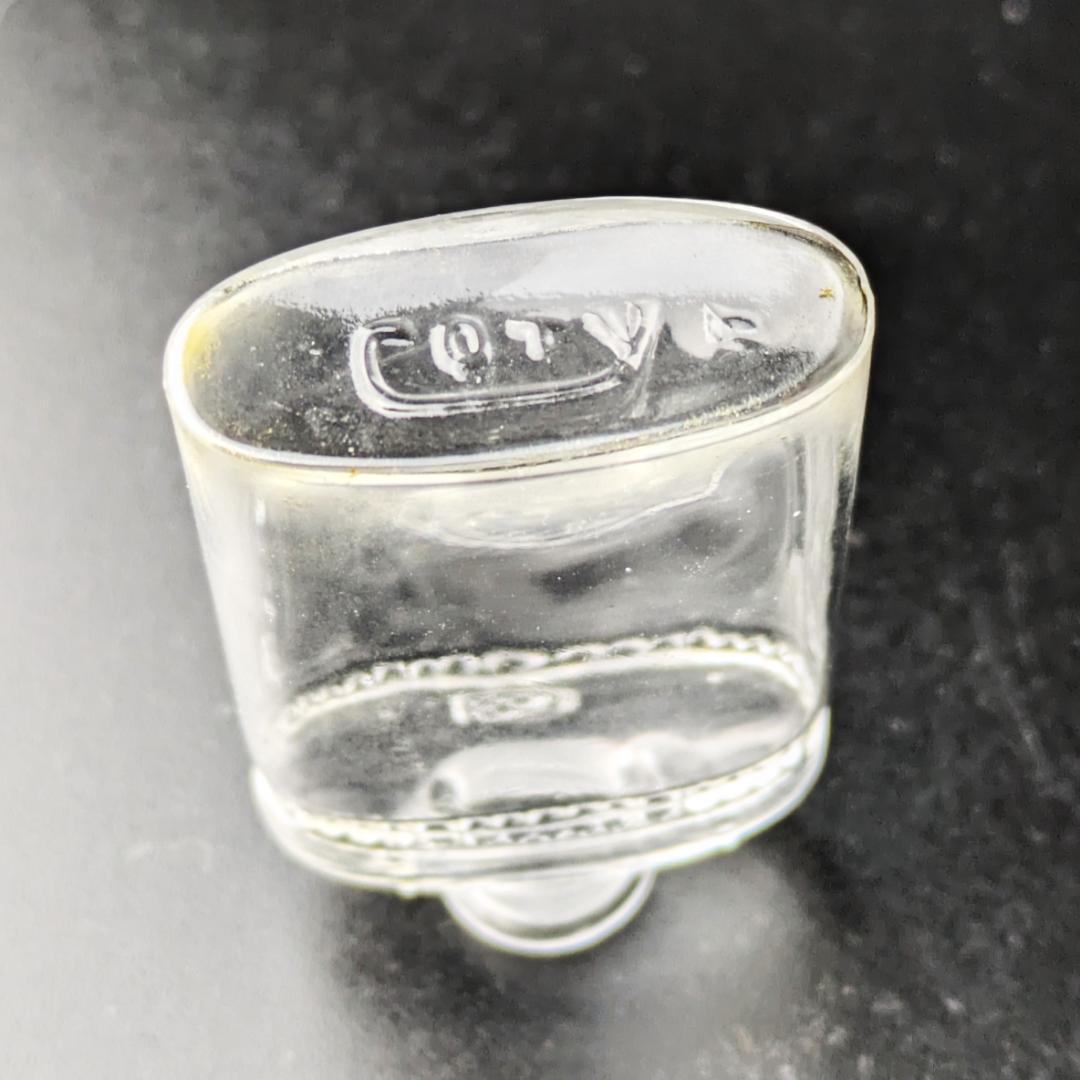 希少★仏COTY アールデコ期 携帯用香水瓶 メタルケース ラリック 1920s