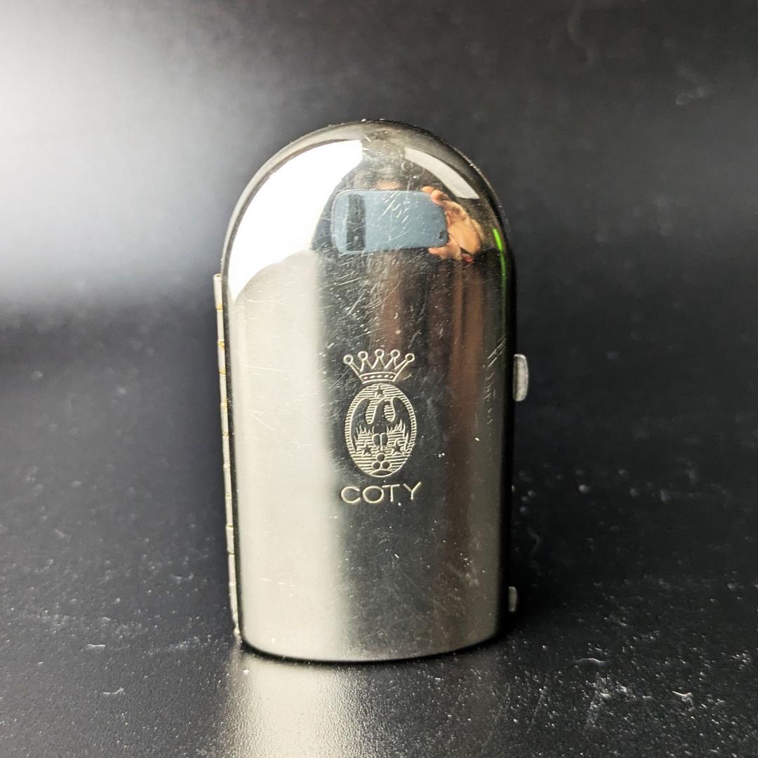 希少★仏COTY アールデコ期 携帯用香水瓶 メタルケース ラリック 1920s