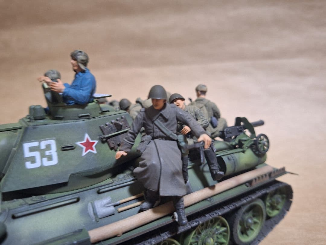 ソビエト T34/76戦車1943年型 自走砲 SU-76M 1/35