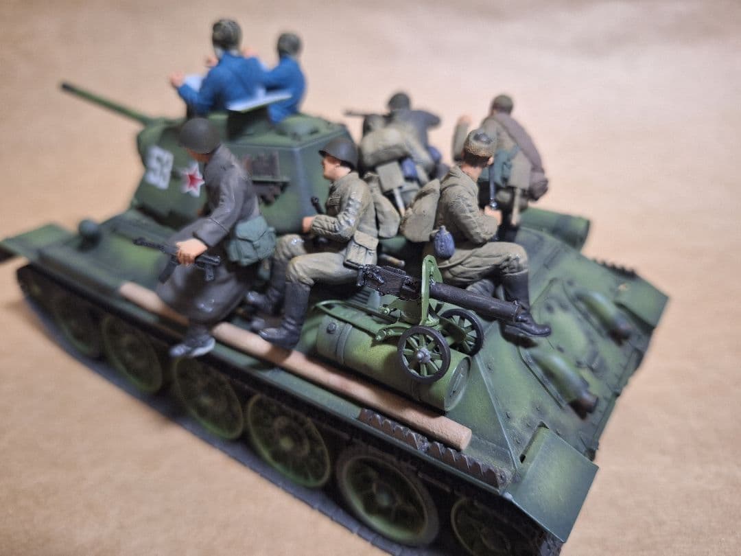 ソビエト T34/76戦車1943年型 自走砲 SU-76M 1/35