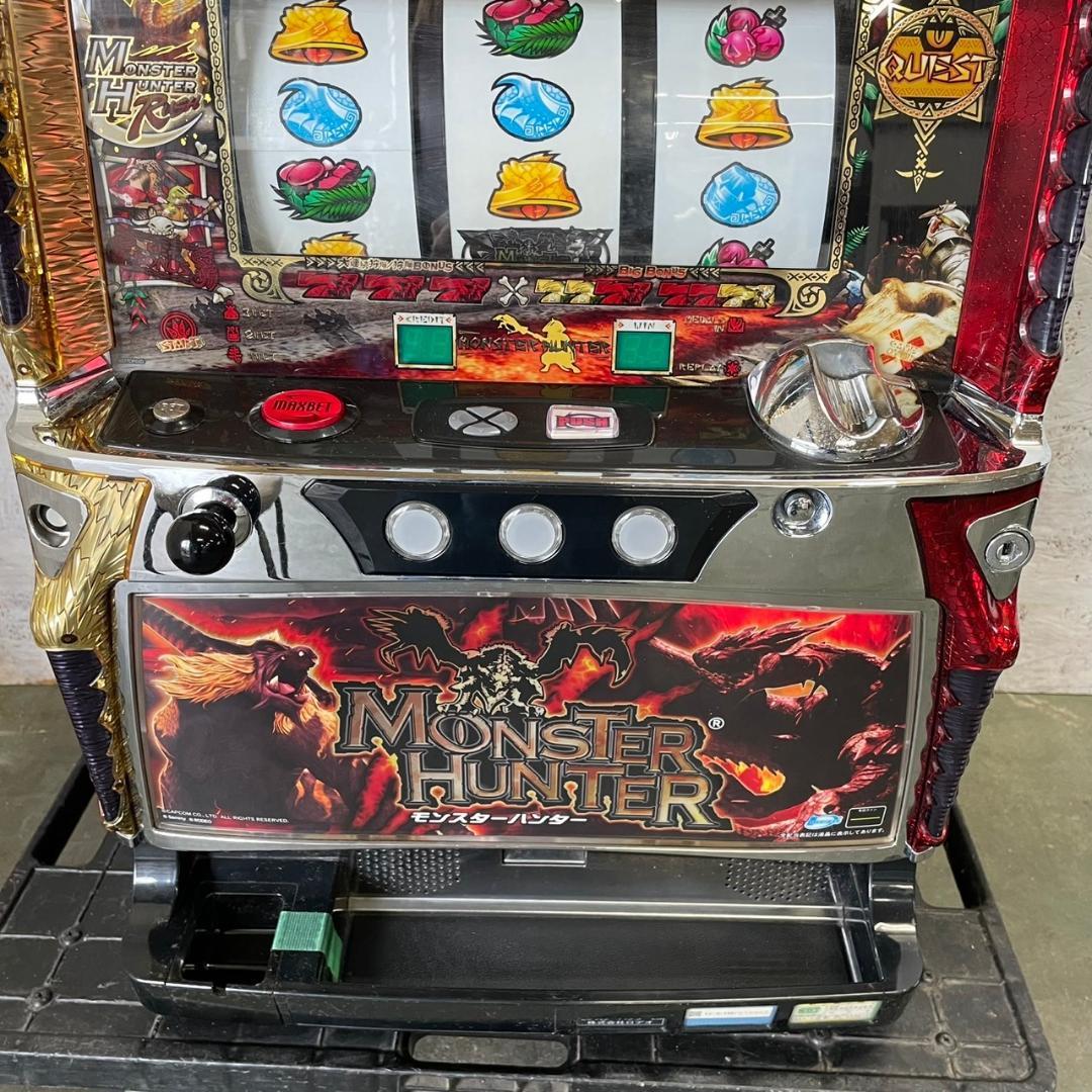 【パチスロ実機】 モンスターハンター モンハン パチスロ 通電確認済 N0510
