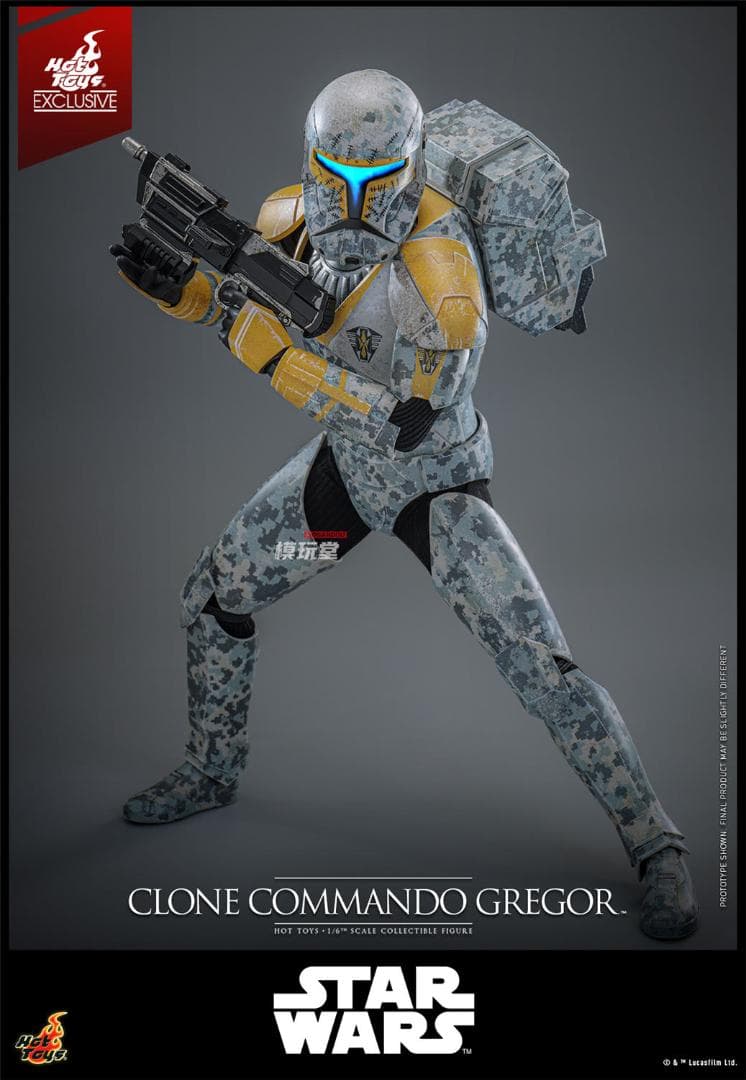 ホットトイズ1/6スター・ウォーズ クローン・コマンドー・グレガー TMS155