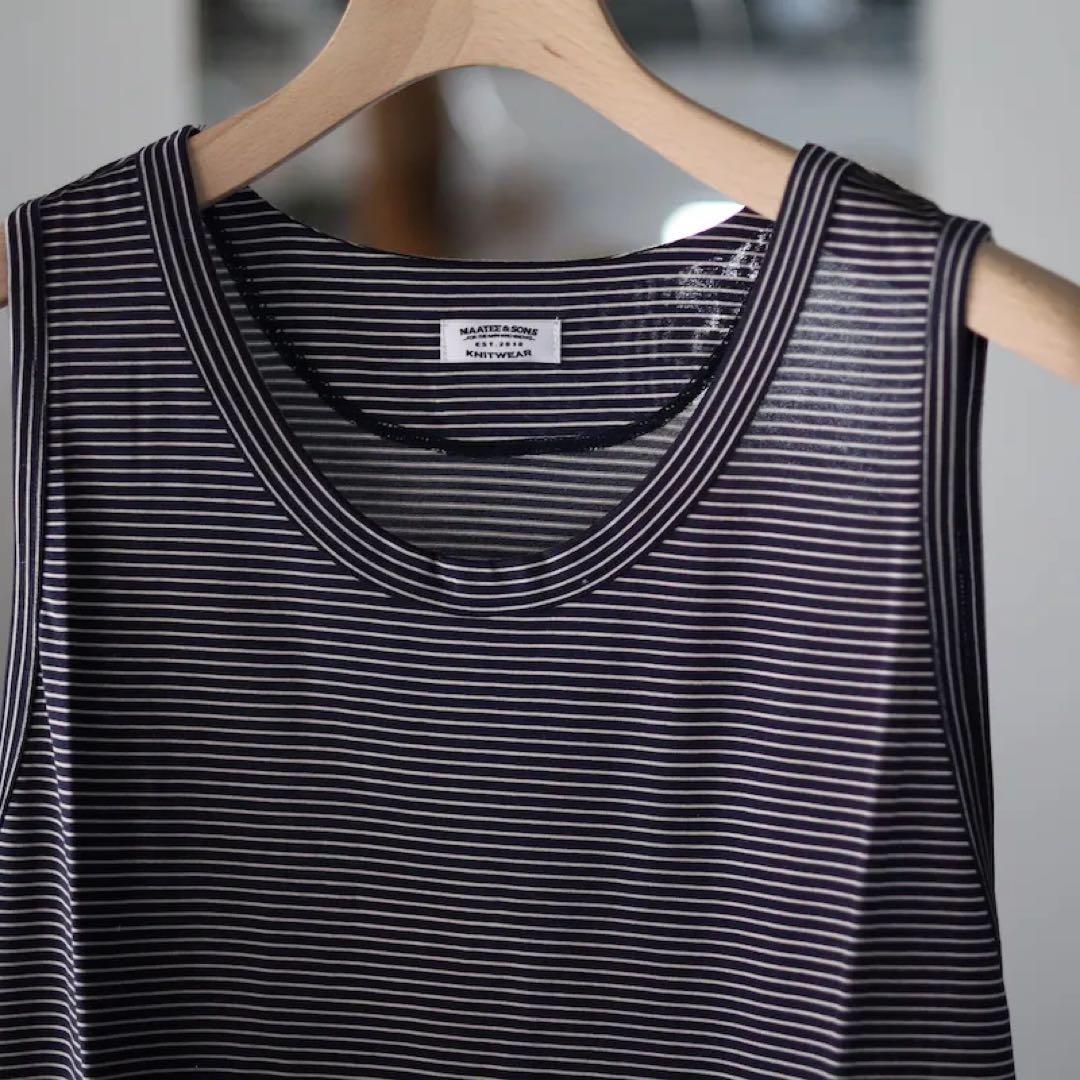 【MAATEE&SONS】 Silk 天竺 Tank Top 2