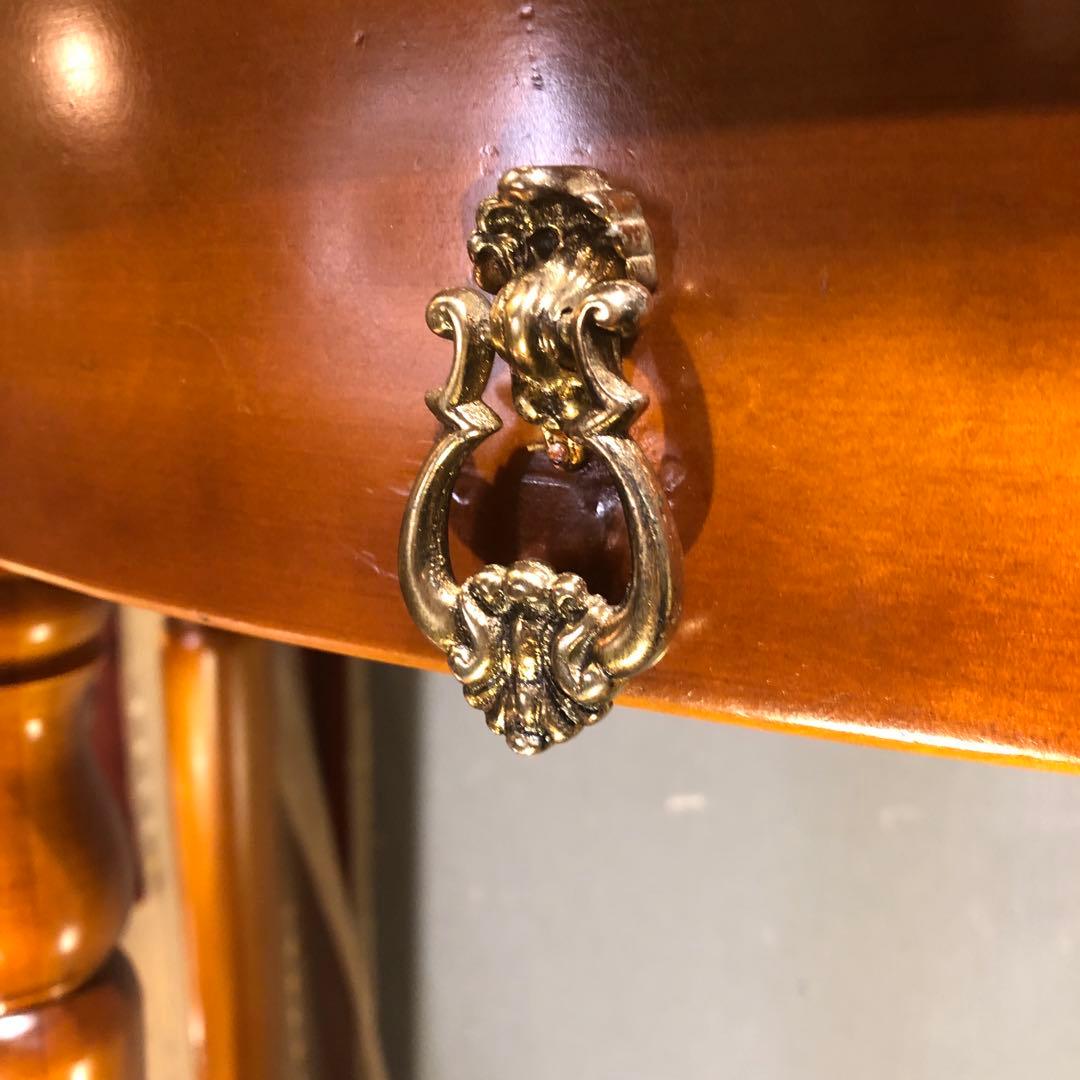 MMsale ヴィンテージ ハーフラウンドアクセントコンソールキャビネット