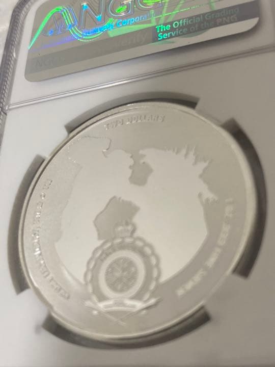 toru　準最高鑑定　ニウエ　ゴジラVSコング　ゴジラバージョン　銀貨