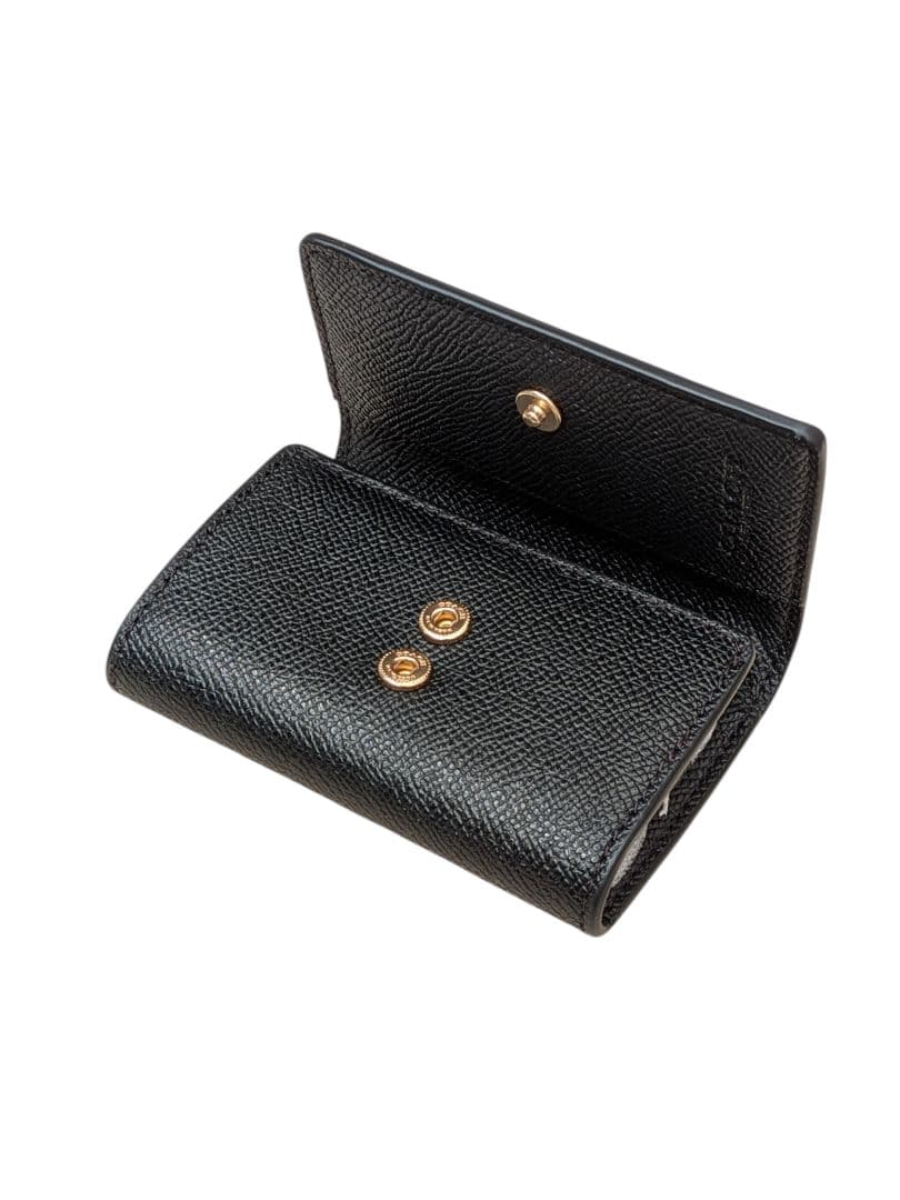 【新品】正規品 COACH ファイブリング キーケース ブラック F76741