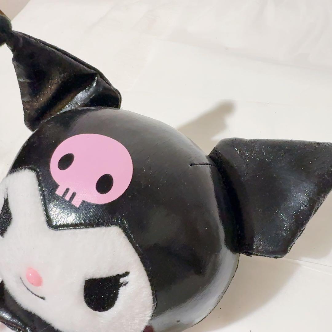 サンリオ　クロミ　PUレザー　レトロ　ぬいぐるみ