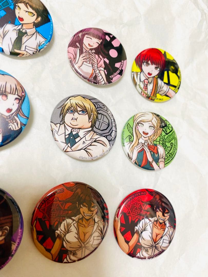 ダンガンロンパ　缶バッジ　カフェ　レア