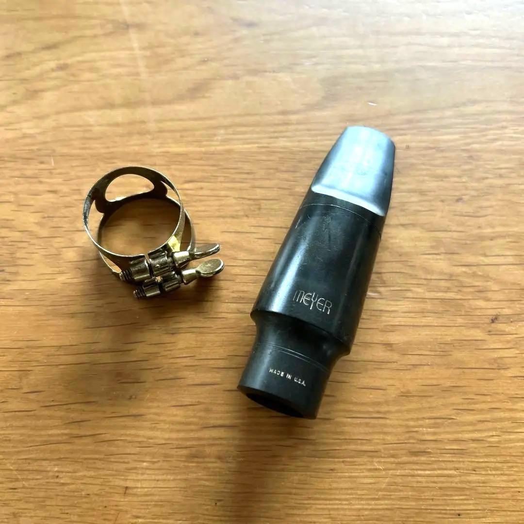 メイヤー5MMテナーサックスマウスピース(リガチャーキャップ付き)