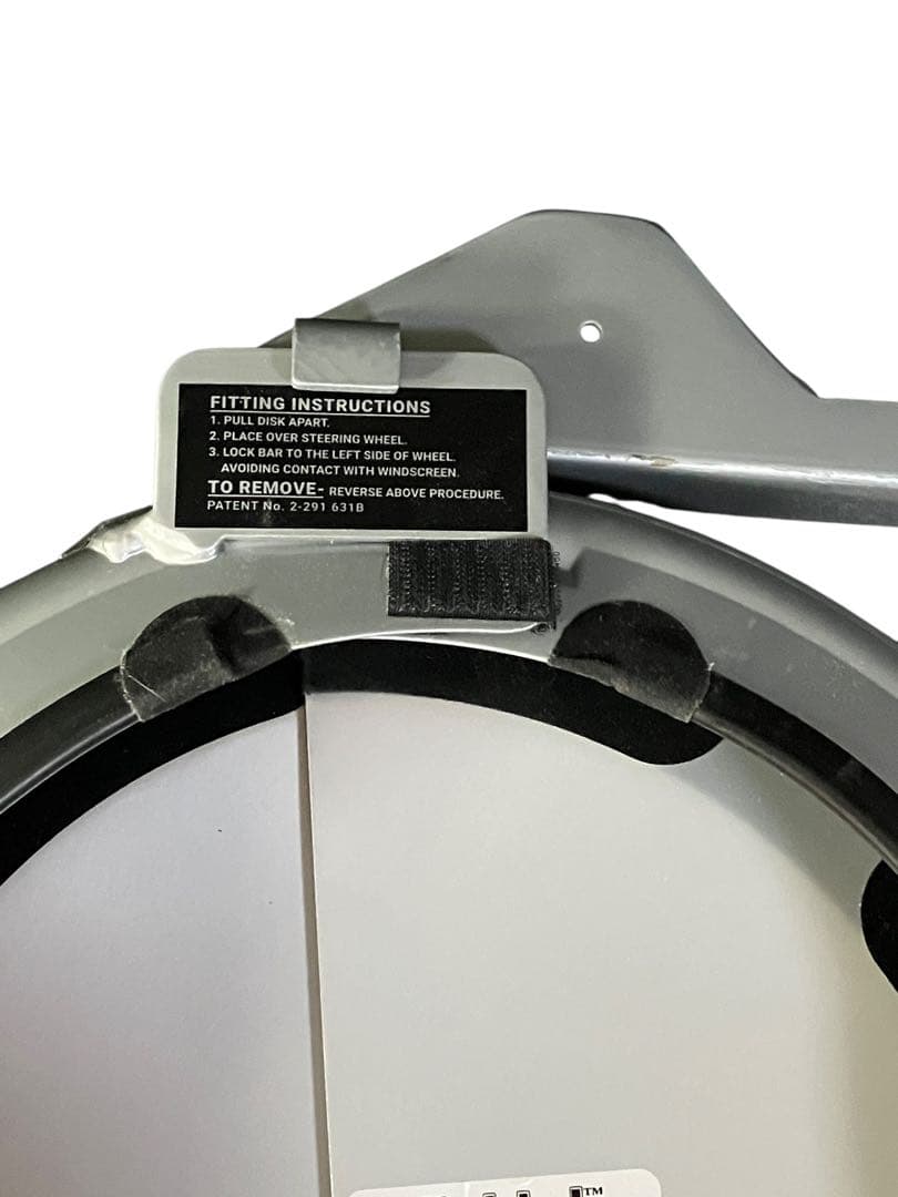 【外箱に破れあり】未使用品 英国純正品 disklok Sサイズ ハンドルロック