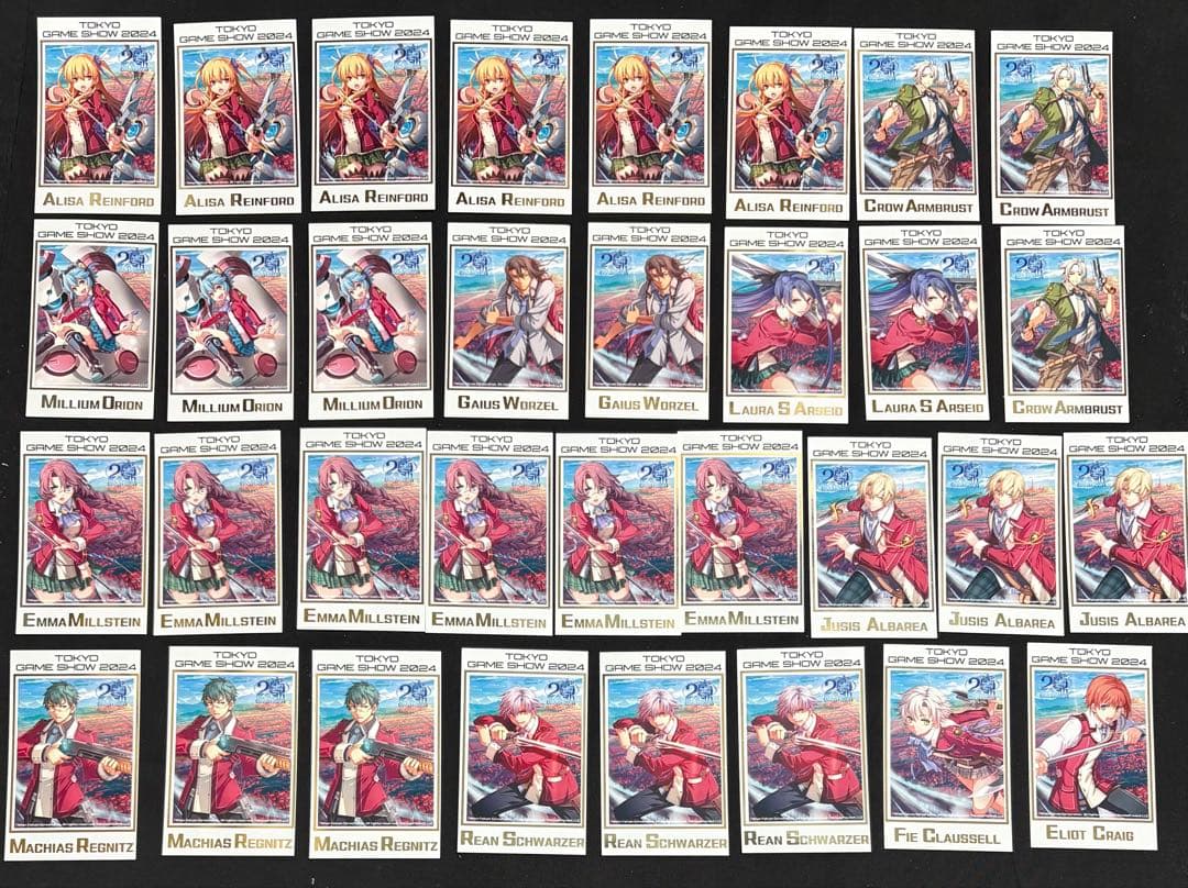 TGS2024 東京ゲームショウ　閃の軌跡 フォトカード　まとめ売り