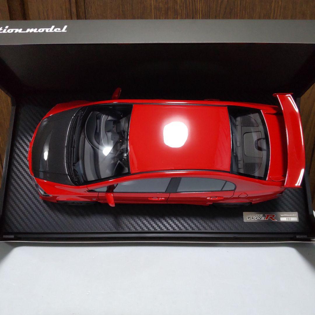 ホンダ シビック FD2 タイプR レッド 1/18 イグニッションモデル