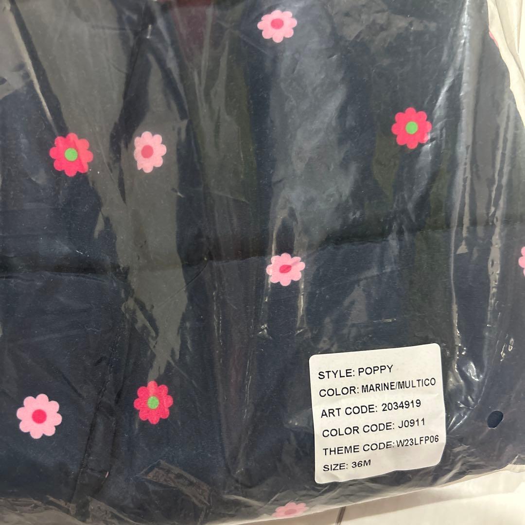 【新品】jacadi 花柄　中綿コート　36m