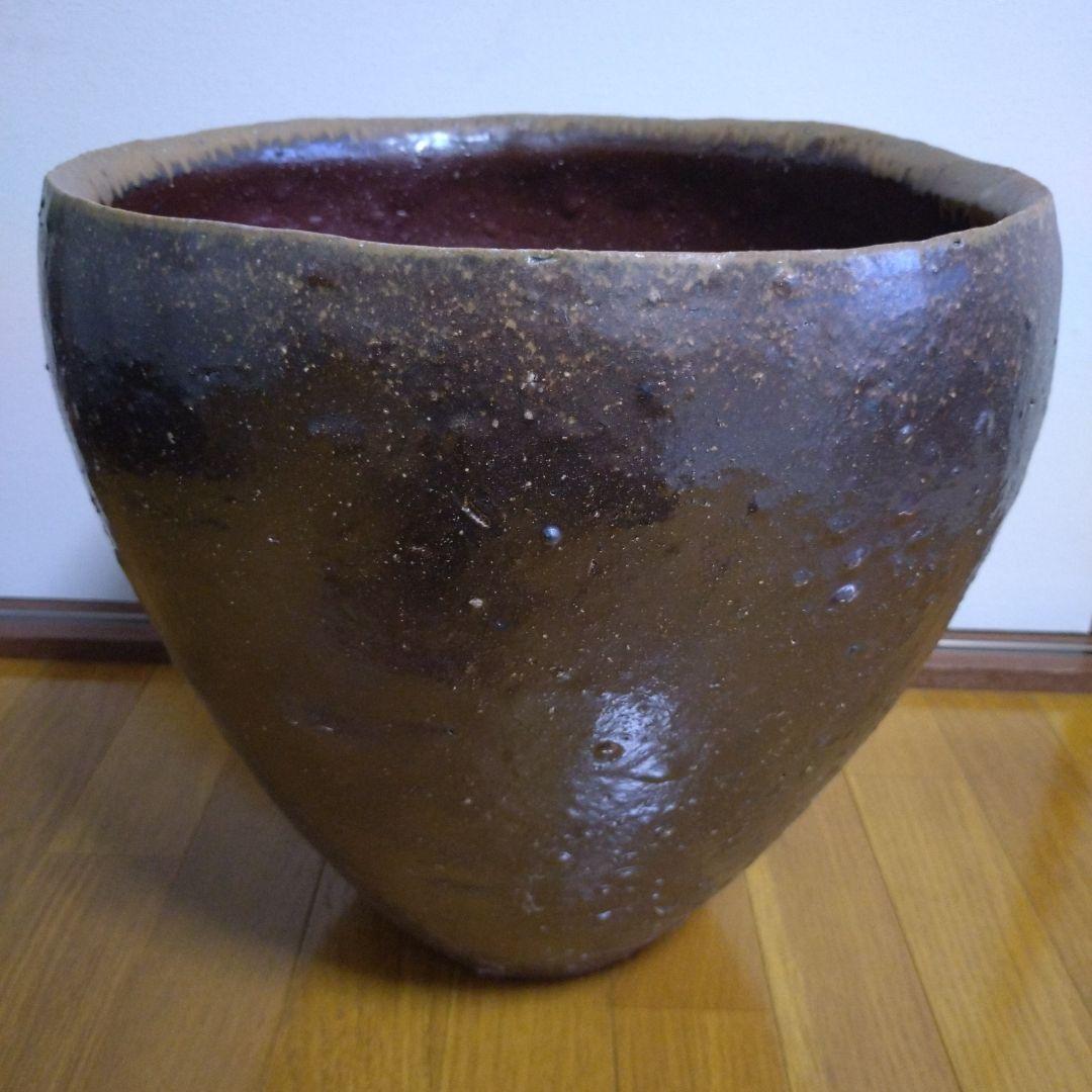 備前焼　大型水瓶・花器