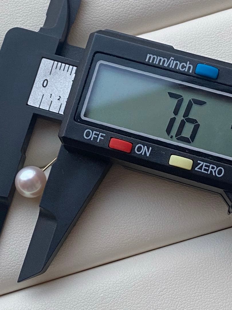 1942美品❣️花珠から天女級のテリ❣️K18❣️あこや真珠7.5-8mm ピアス