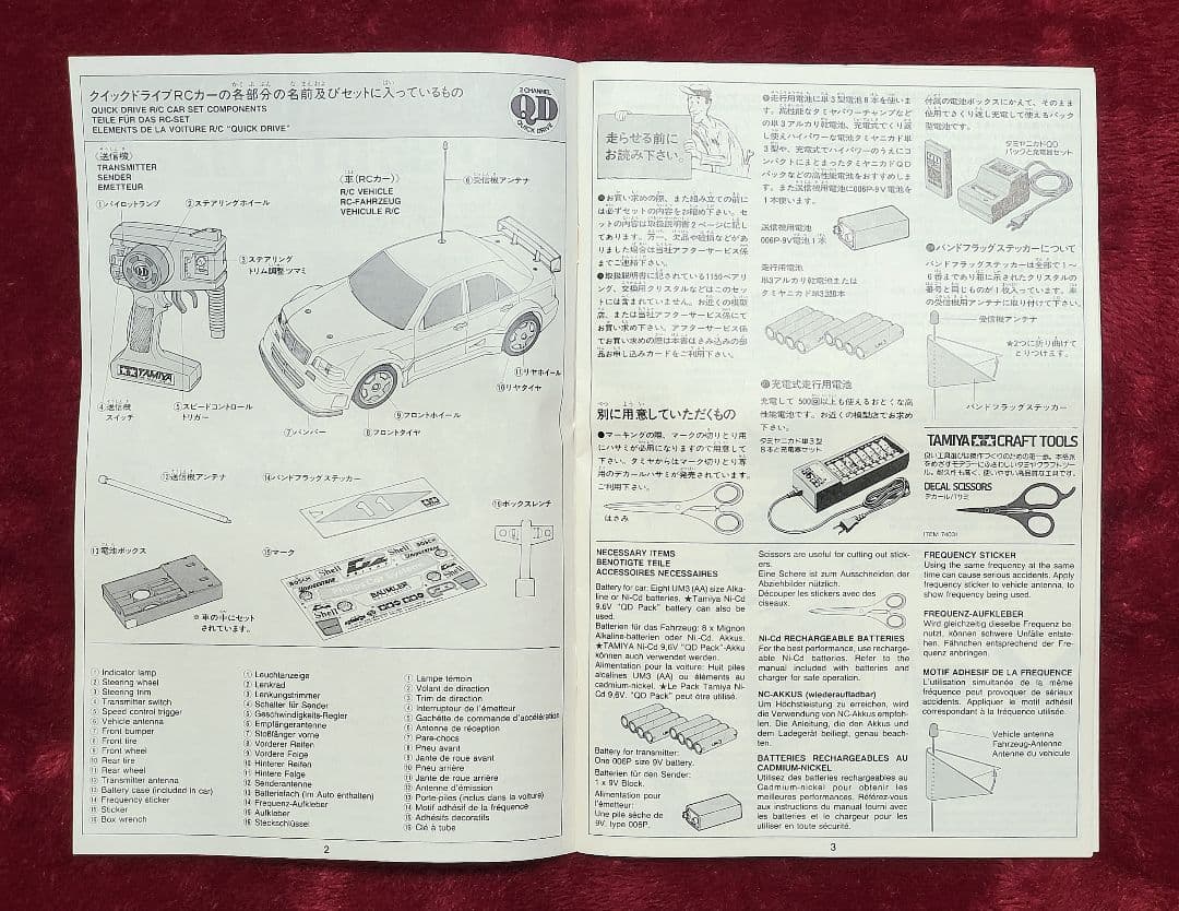 【1995年当時物】タミヤ☆1/12『AMGメルセデスCクラスDTM・D2QD』