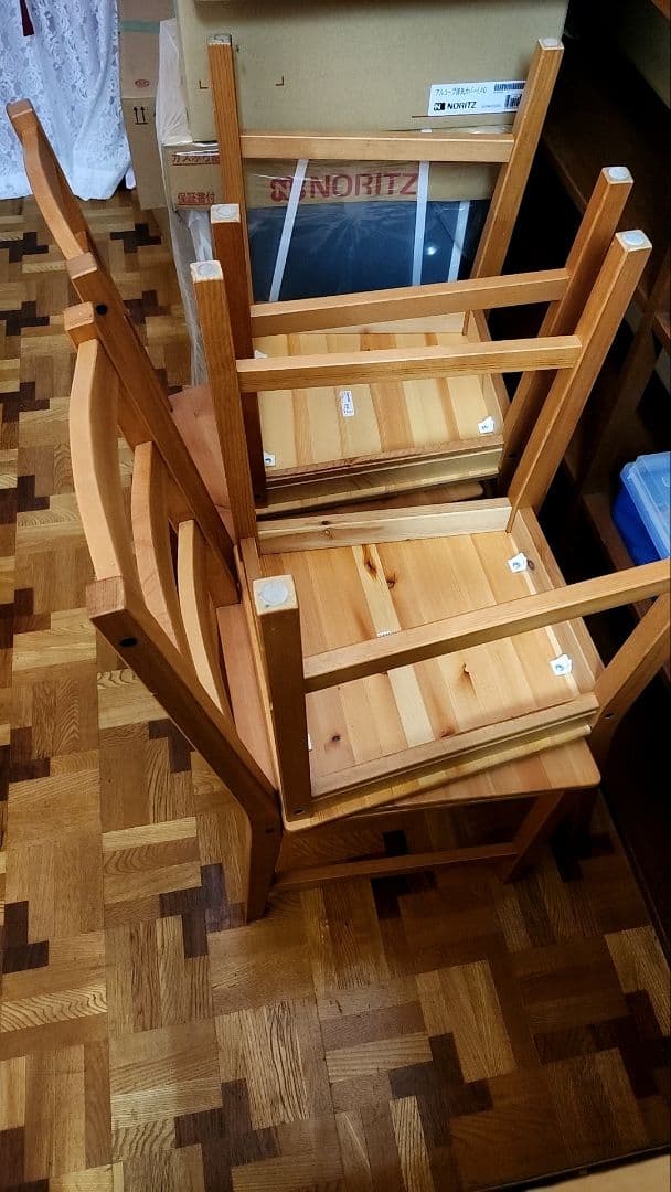 rose　IKEA ダイニングチェア　北欧