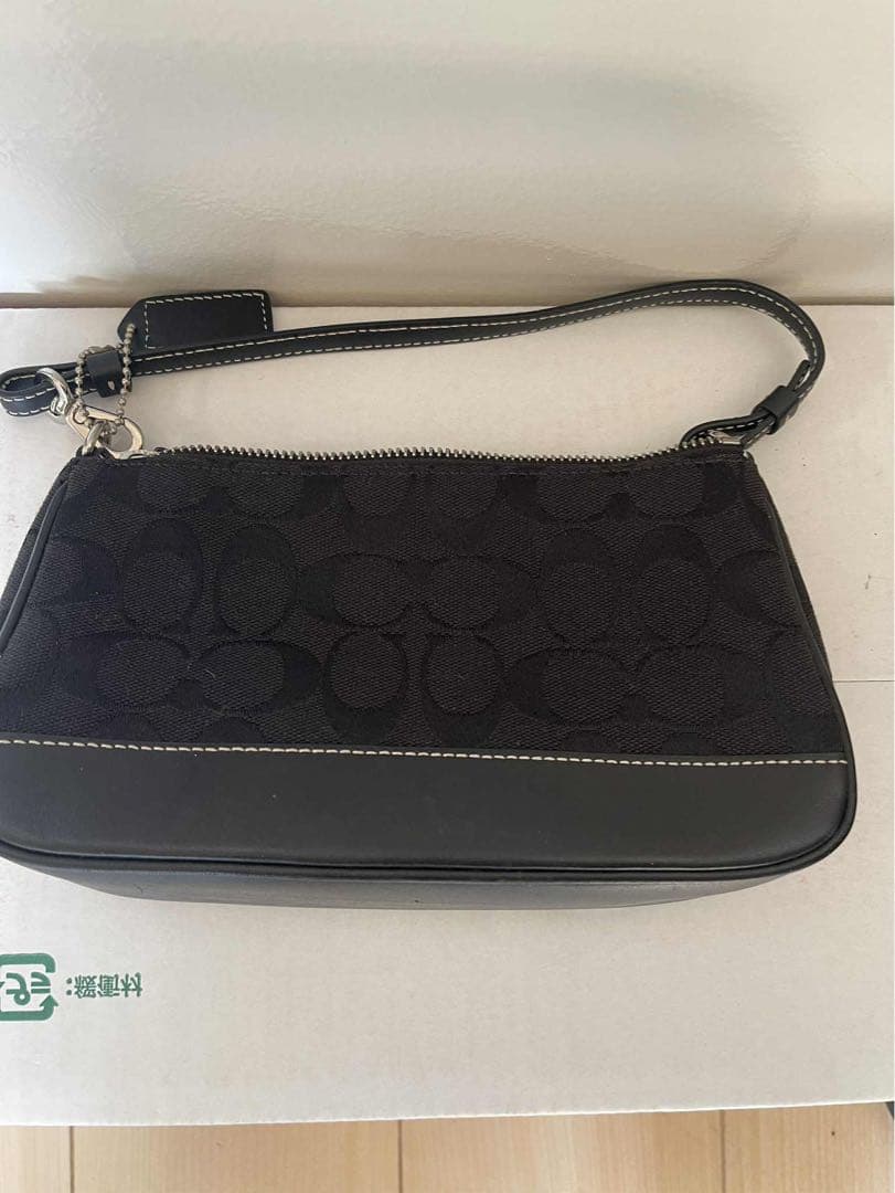 COACH コーチ アクセサリーポーチ ワンショルダーバッグ シグネチャー