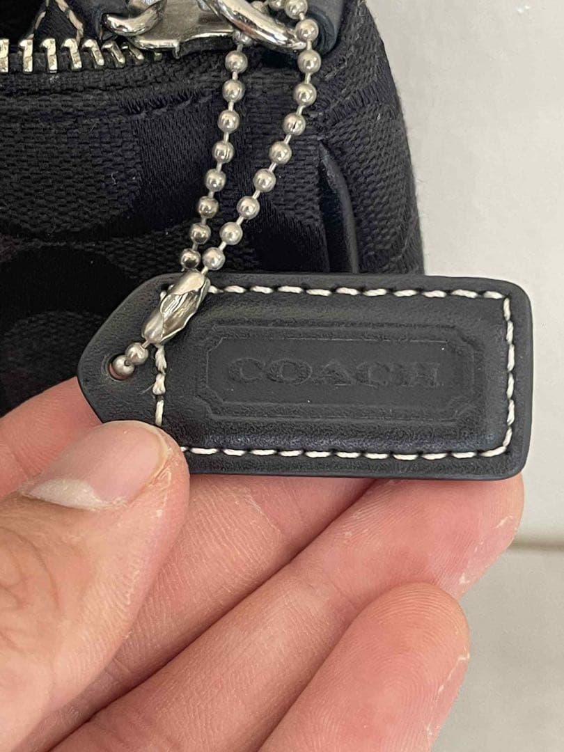 COACH コーチ アクセサリーポーチ ワンショルダーバッグ シグネチャー