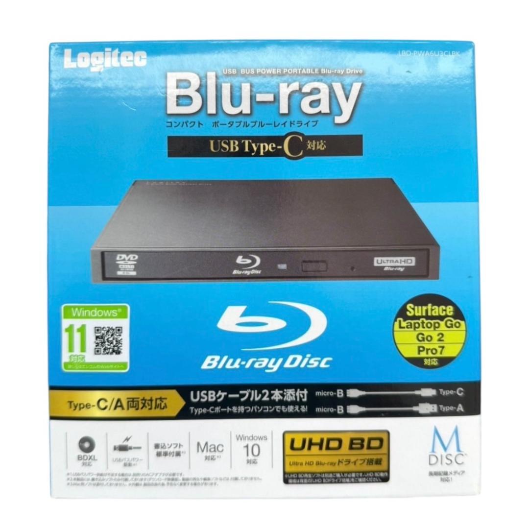 【新品未使用】ロジテック 外付け ブルーレイ ドライブ