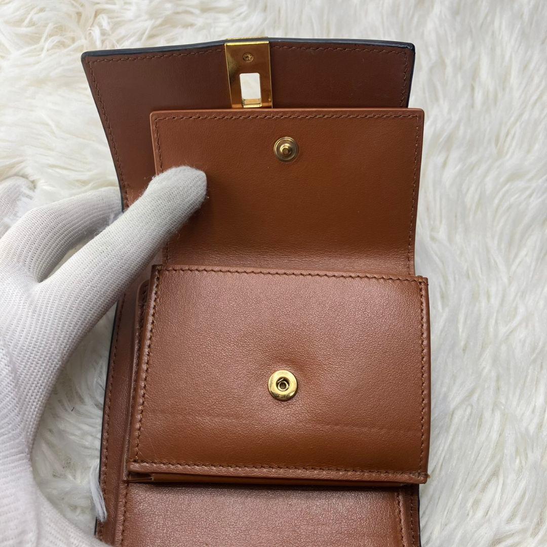 極美品✨CELINE セーズ 16 コンパクトウォレット 三つ折り財布 レザー