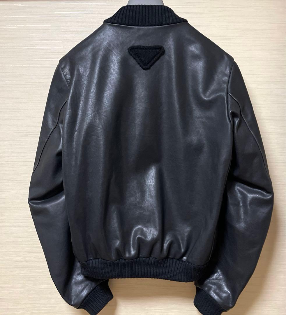 PRADA レザージャケット　ボンバーライダース