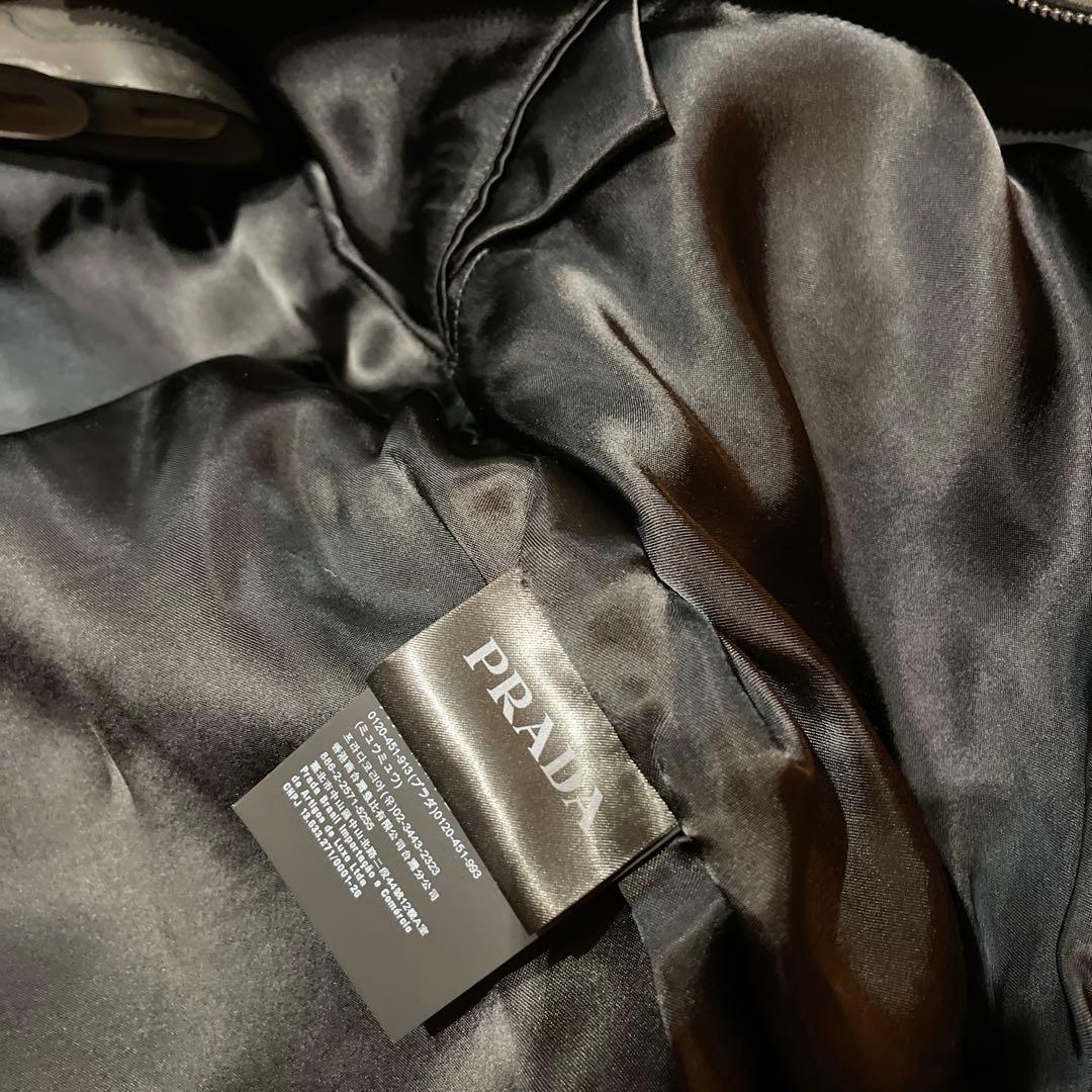 PRADA レザージャケット　ボンバーライダース