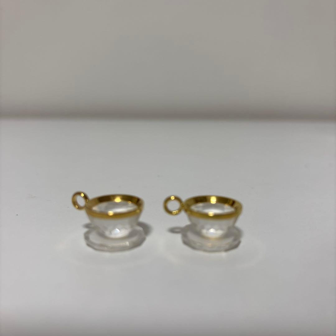 スワロフスキー　ティーセット　クリスタルメモリーズ　置物