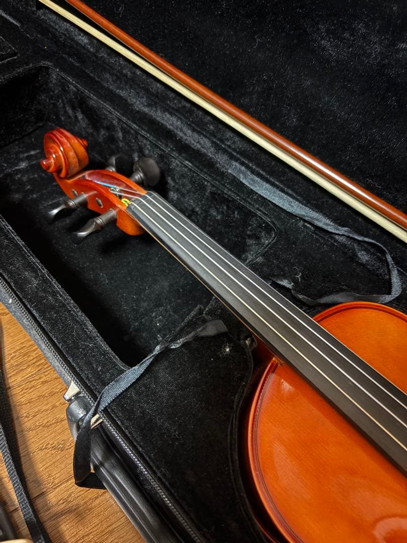 バイオリン 初心者セット VS-1 4/4 肩当て ケース 松脂 保証書 付き