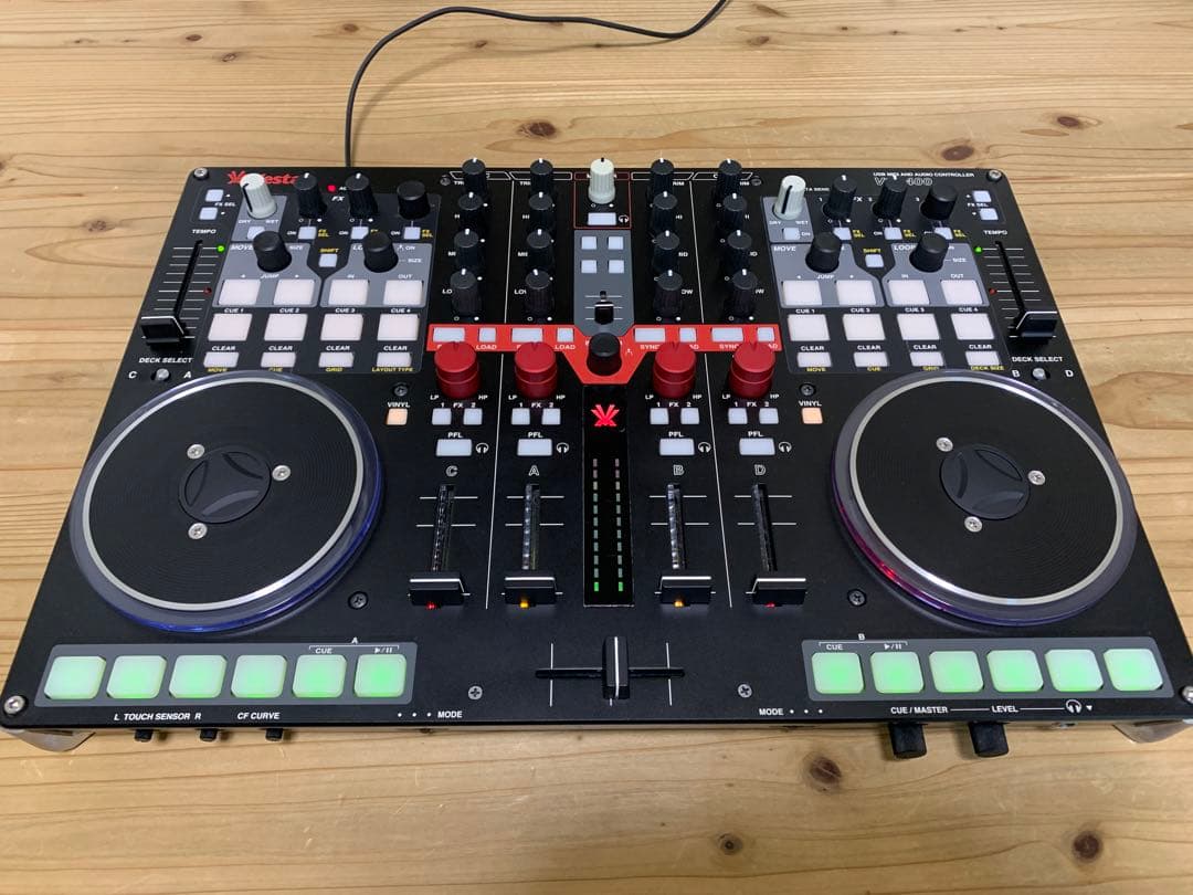 Vestax DJコントローラー VCI-400 ケーブル、保護カバー付き