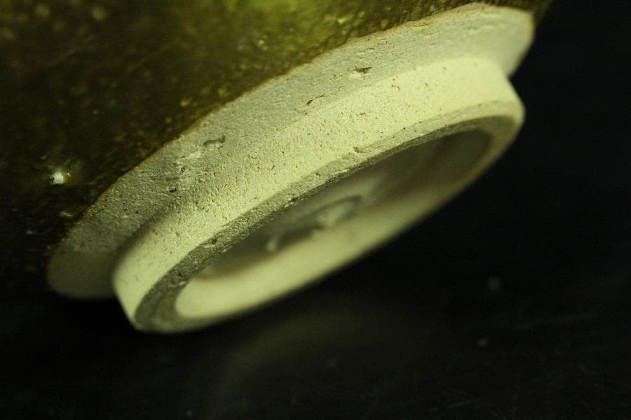 茶道具 南口閑枠造 乾山金泥老松茶碗 共箱 美品(K-A499)