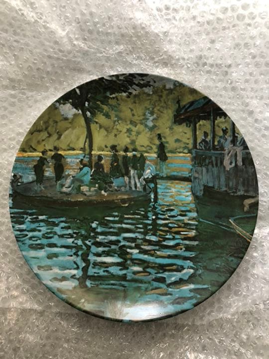モネ　ラ・グルヌイエール　KPM ポーセリアン絵皿