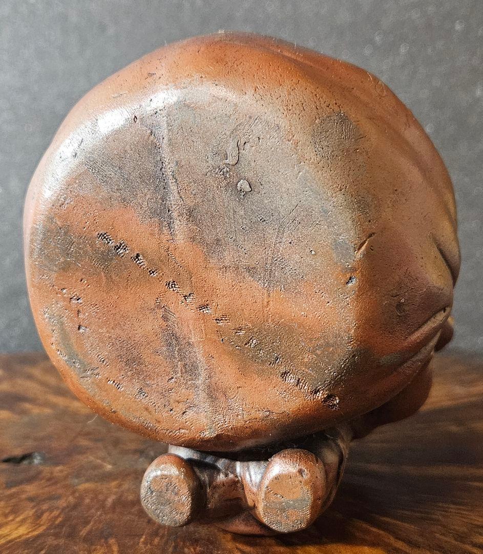 【専用ページ　2点　テコチチ様】明治時代　古備前　七福神　大黒　大黒様 小物入