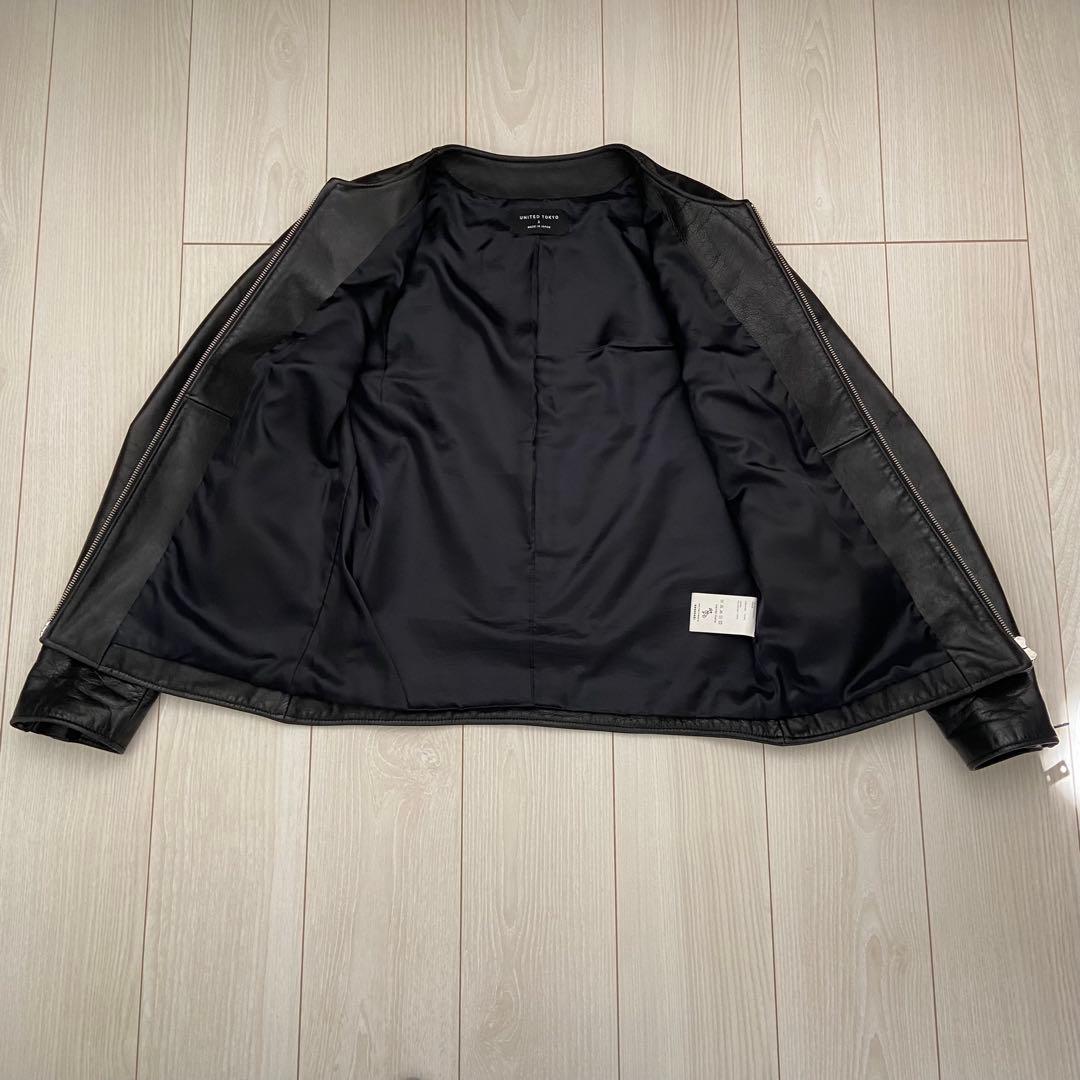 UNITED TOKYO ユナイテッド トウキョウ 牛革 シングルライダース