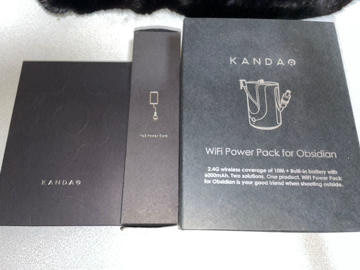 KANDAO Obsidian R VRカメラ +WiFi Power Pack