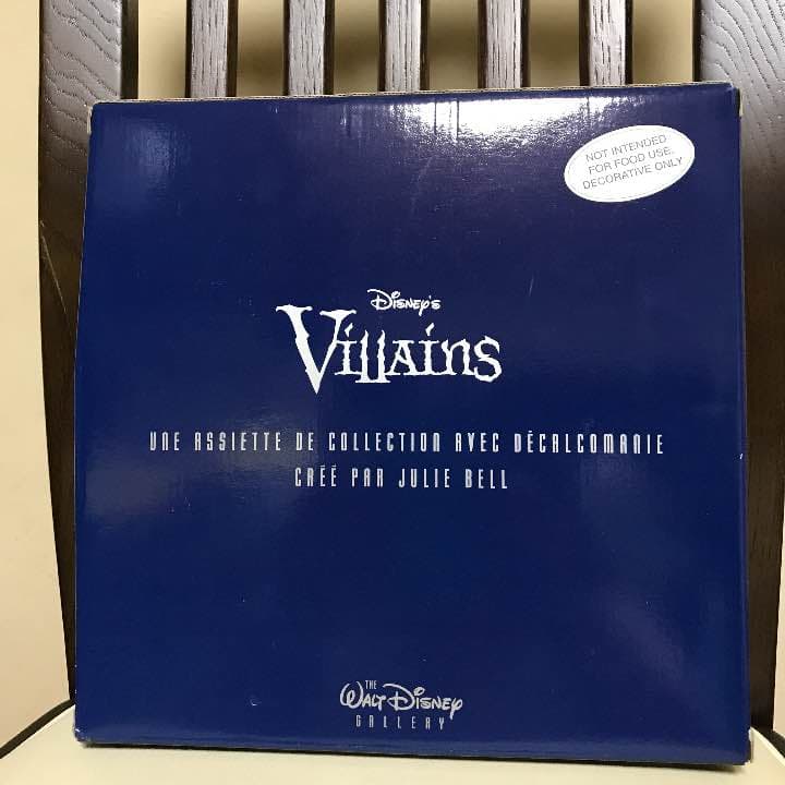 ディズニー ヴィランズ飾り皿 未使用