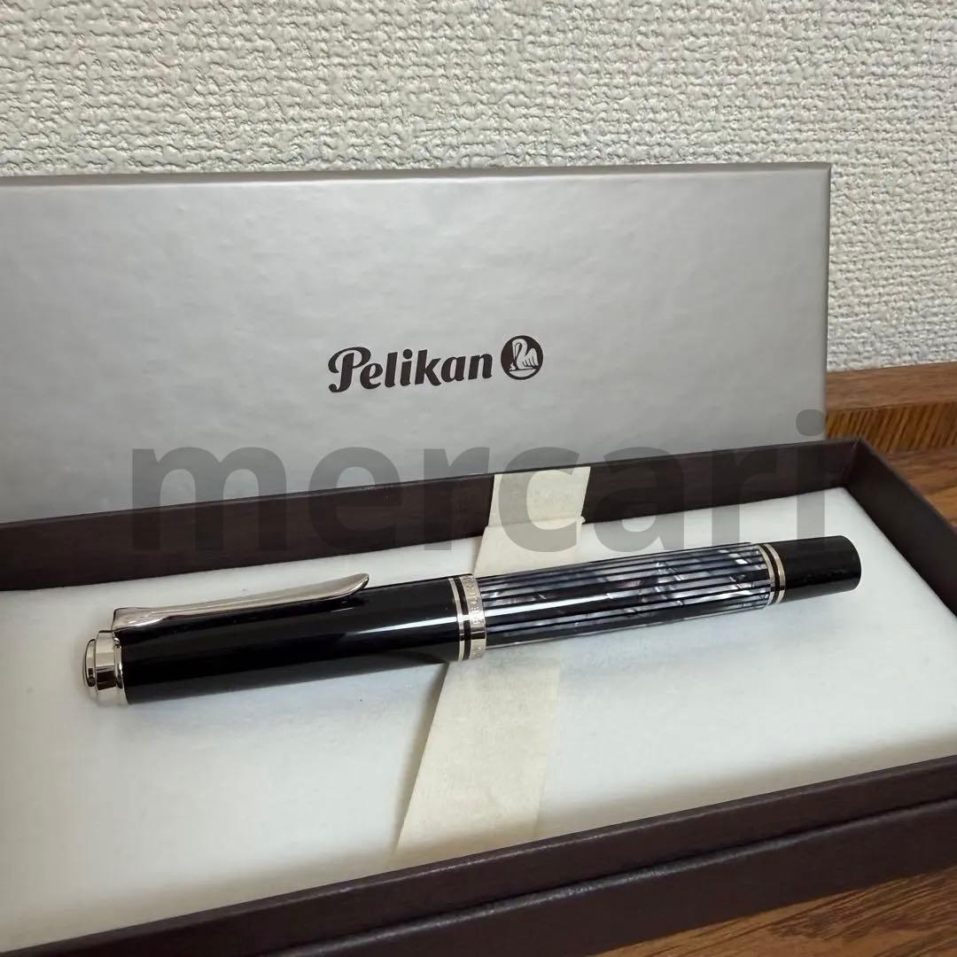 【美品】ペリカン*スーベレーン*m600 ｍ605 トータスシェルブラック*EF