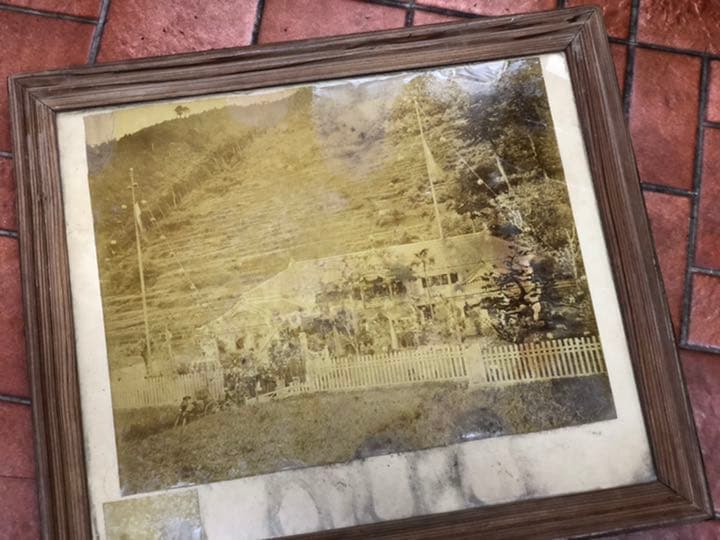 依田善六　年代物　古い写真　額縁　大正　明治　侍　アンティーク　骨董　文化資料