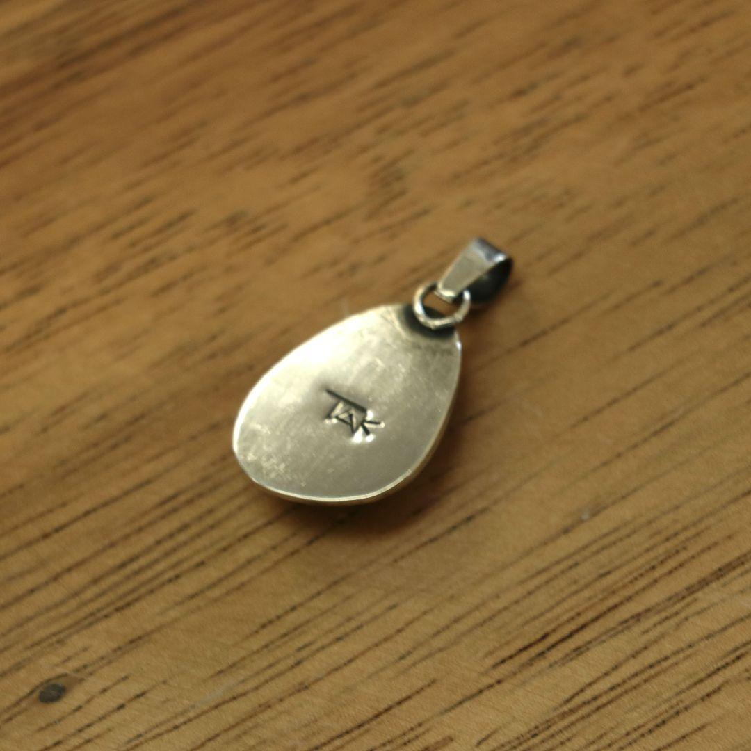 キングスマナッサターコイズペンダント　インディアンジュエリーテイストネックレス