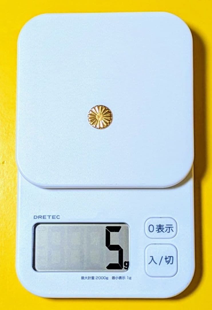 純金　k24　約5g　造幣局検定刻印入り　伊勢神宮　記念メダル