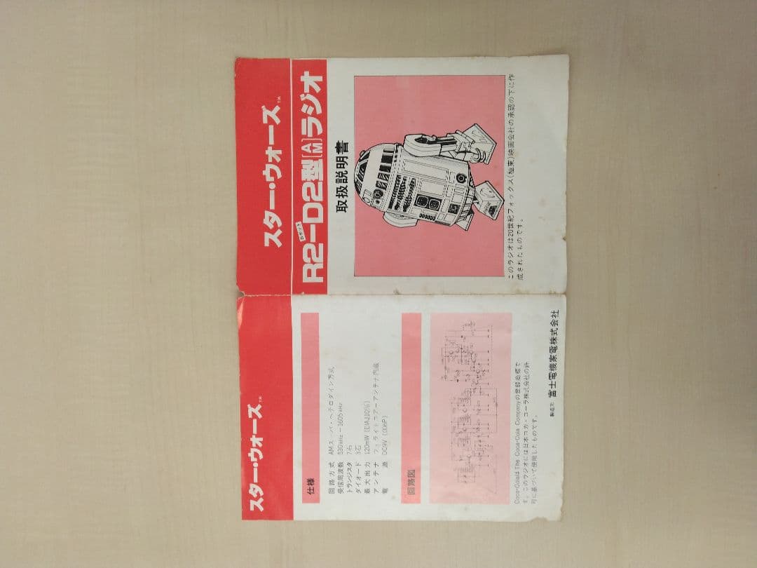 超美品　スターウォーズ　R2D2ラジオ　箱入り完品