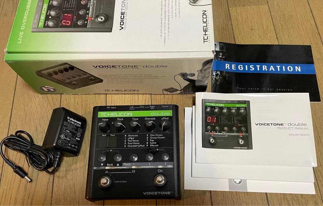 美品　ボーカルエフェクターTC-HELICON Voicetone double