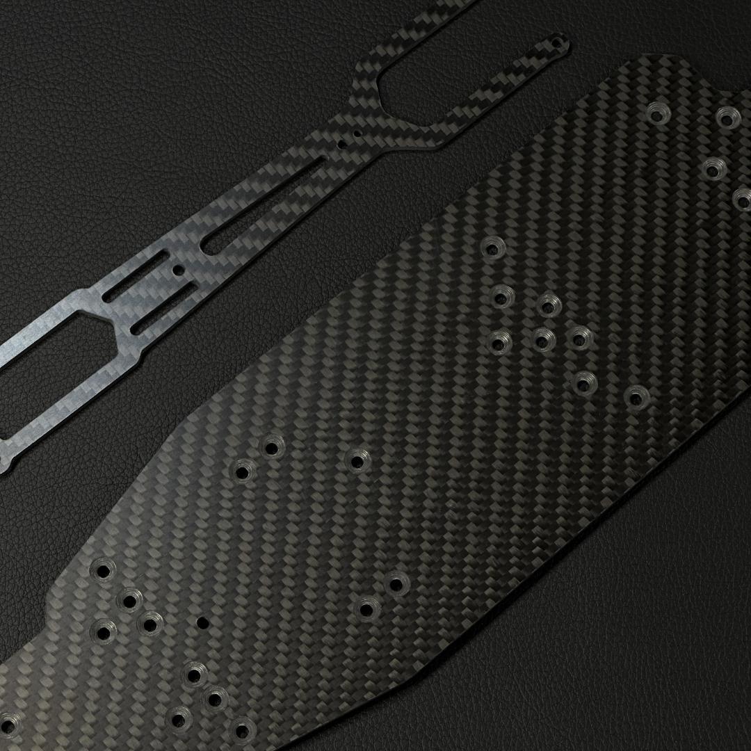 特注品 ヨコモ RD2.0 カーボンシャーシ 2.0mm + アッパ m1518