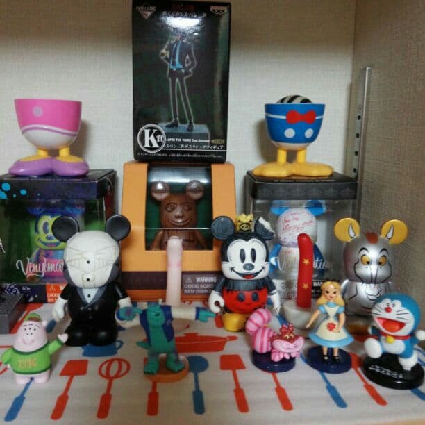 Vinylmation ディズニー　フィギュア　ドラえもん　ルパン　ジブリ