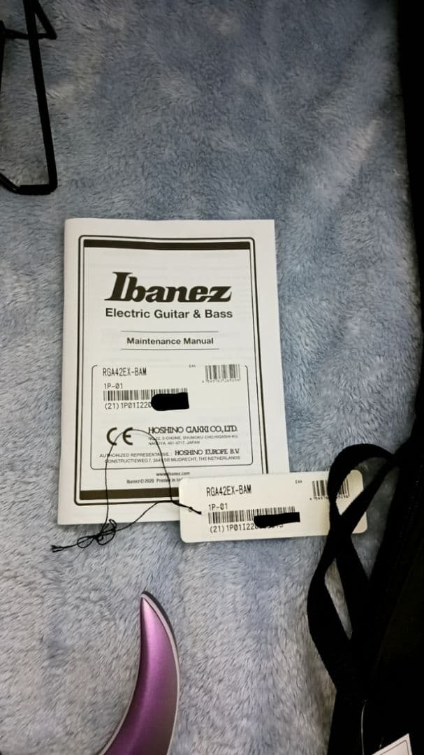 #送料込み　美品 アイバニーズ RGA42EX-BAM エレキギター