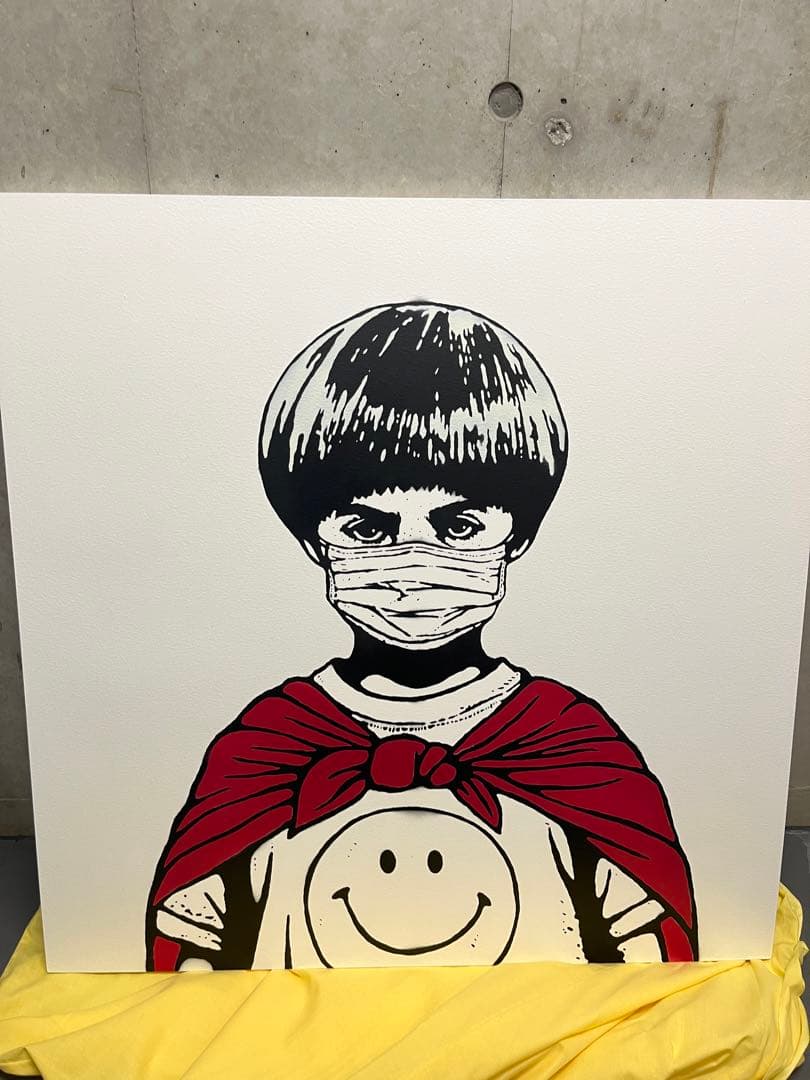 現代アート　HYKRX ヒャクラク　ステンシルアート