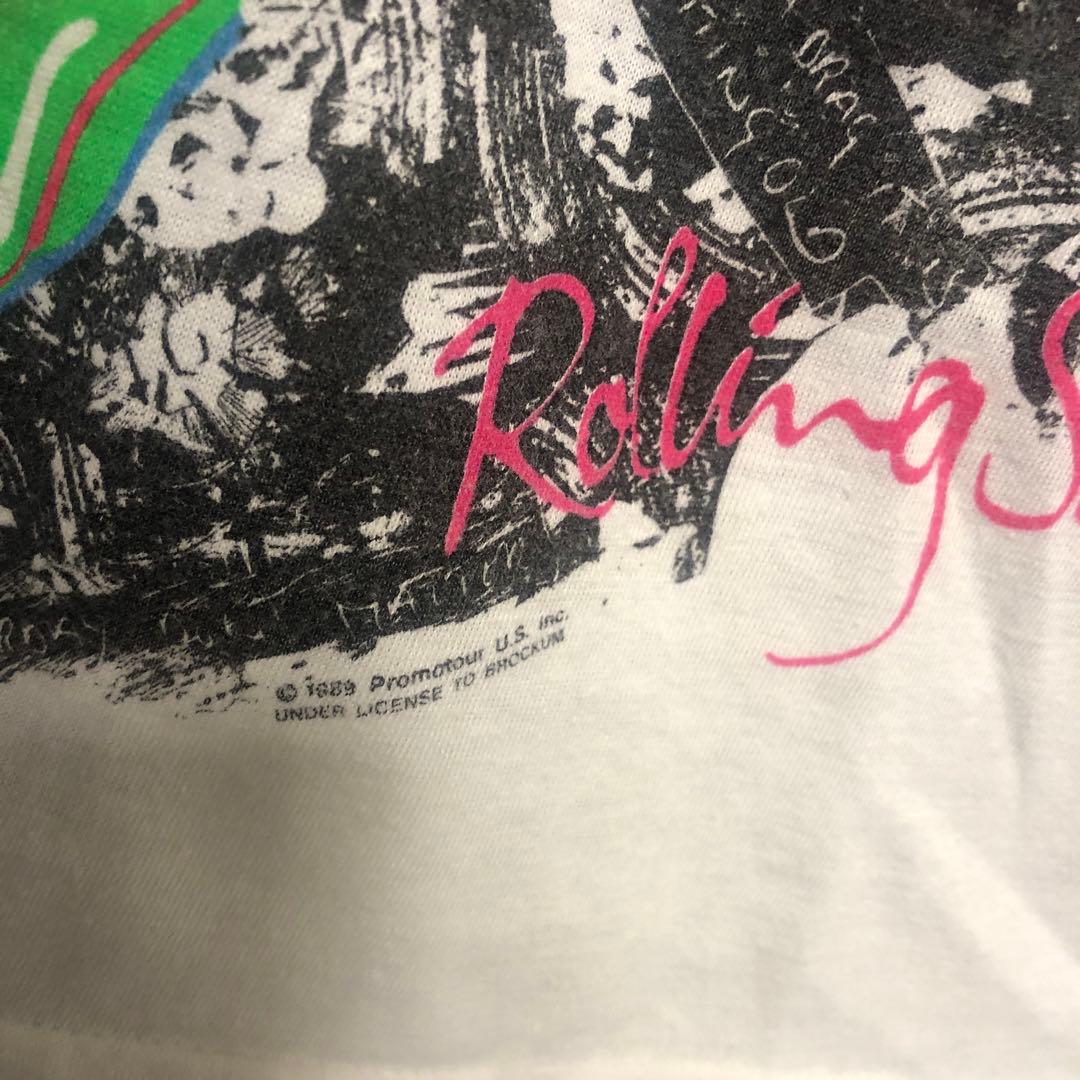 ローリングストーンズ　ビンテージ Tシャツ ツアー1989バンT.
