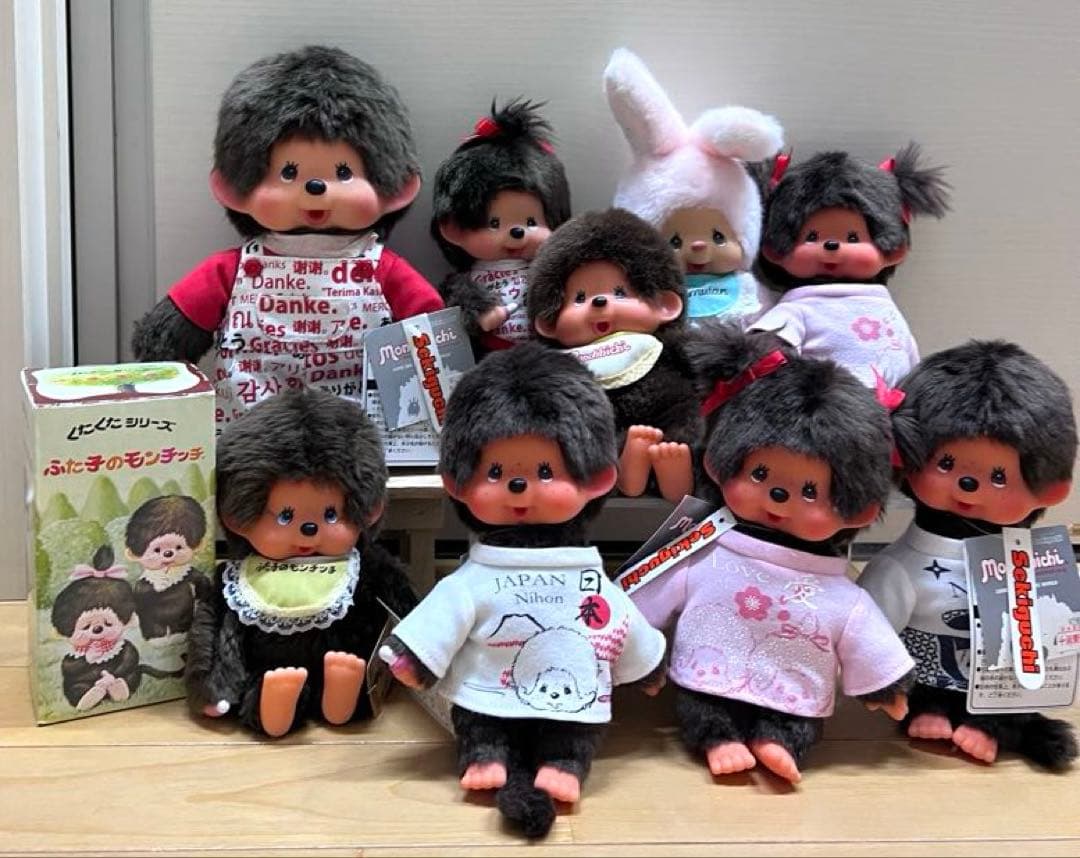 9体セット！monchhichi モンチッチ チムたん　S Mサイズ