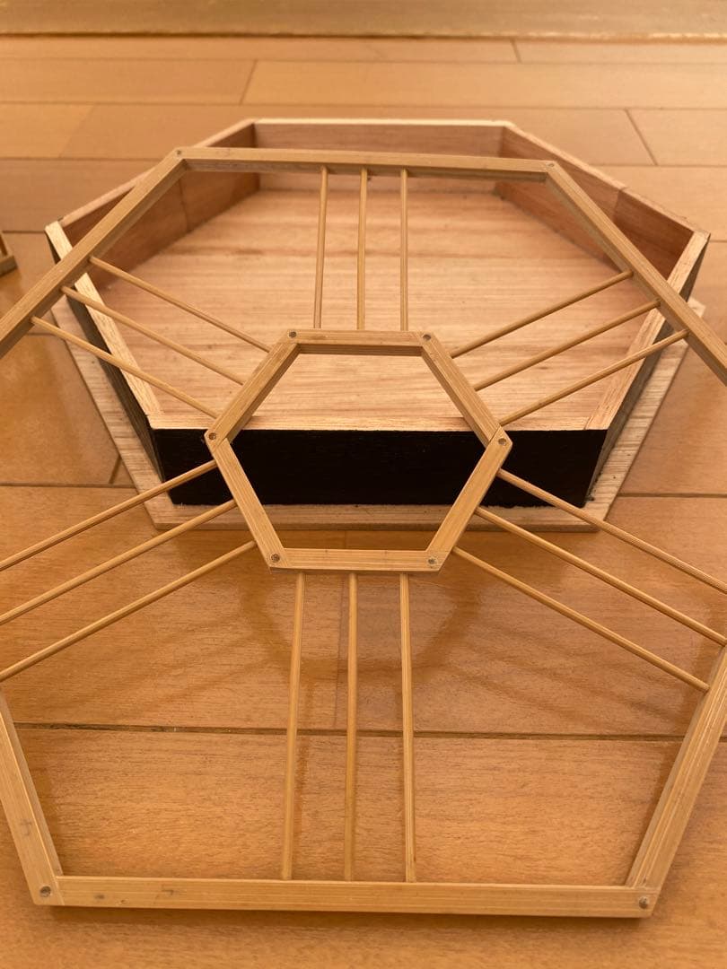 ⭐️限定値下げ　鳥籠　手作り　竹細工　工芸　匠④